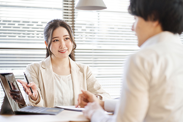 お打ち合わせには、プロのスタッフがご対応